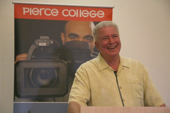 Huell Howser visit Pierce College. Photo by: Amber-Rose Kelly